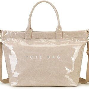 Versatile Women's Tote Bag with Adjustable Straps - Ideal for Work or Beach